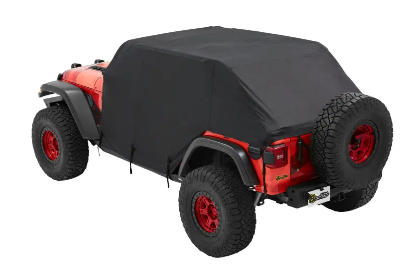 Bestop All Weather Trail Cover Black Trektop (Cab): Jeep Wrangler Jk 2007-2018 / Jl 2018-2026 1