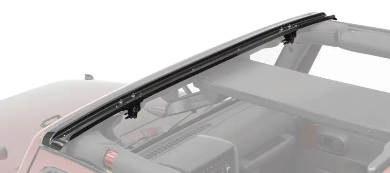 Bestop Windshield Channel No-Drill Header (Front): Jeep Wrangler Jk 2007-2018 3.6L/3.8L V6 1