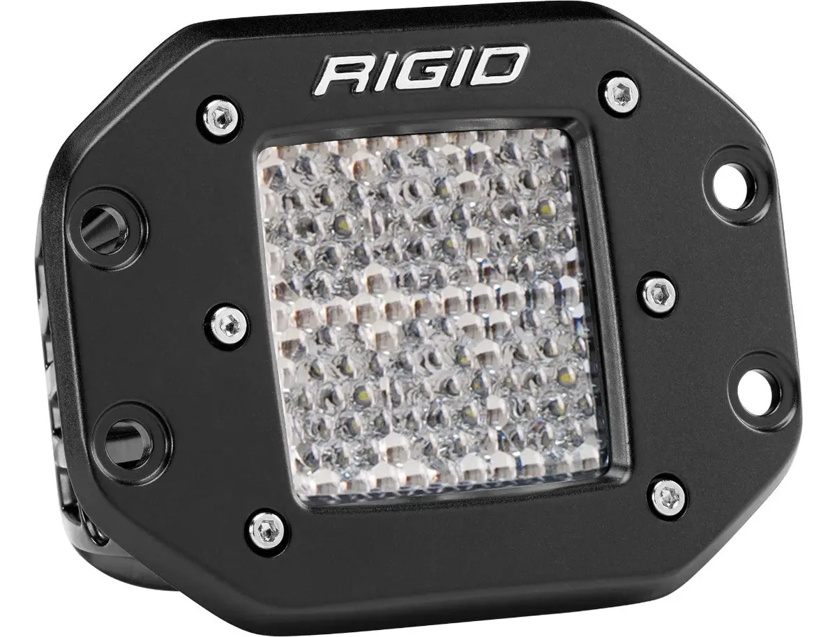 Rigid Industries D-Series Pro Flush Mount Diffused Led Light 1