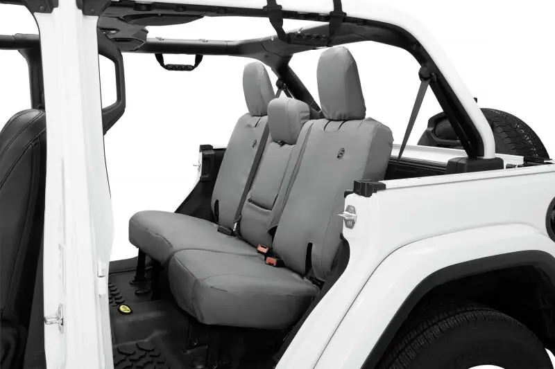 Bestop Rear Seat Covers Charcoal (Rear): Jeep Wrangler Jl 2018-2023 2.0L/3.6L 1