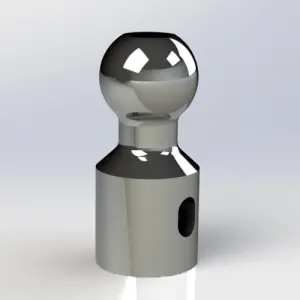 1 7/8" Hitch Ball (Stainless Steel) 7500Lbs Max Gtw By Weigh Safe 1