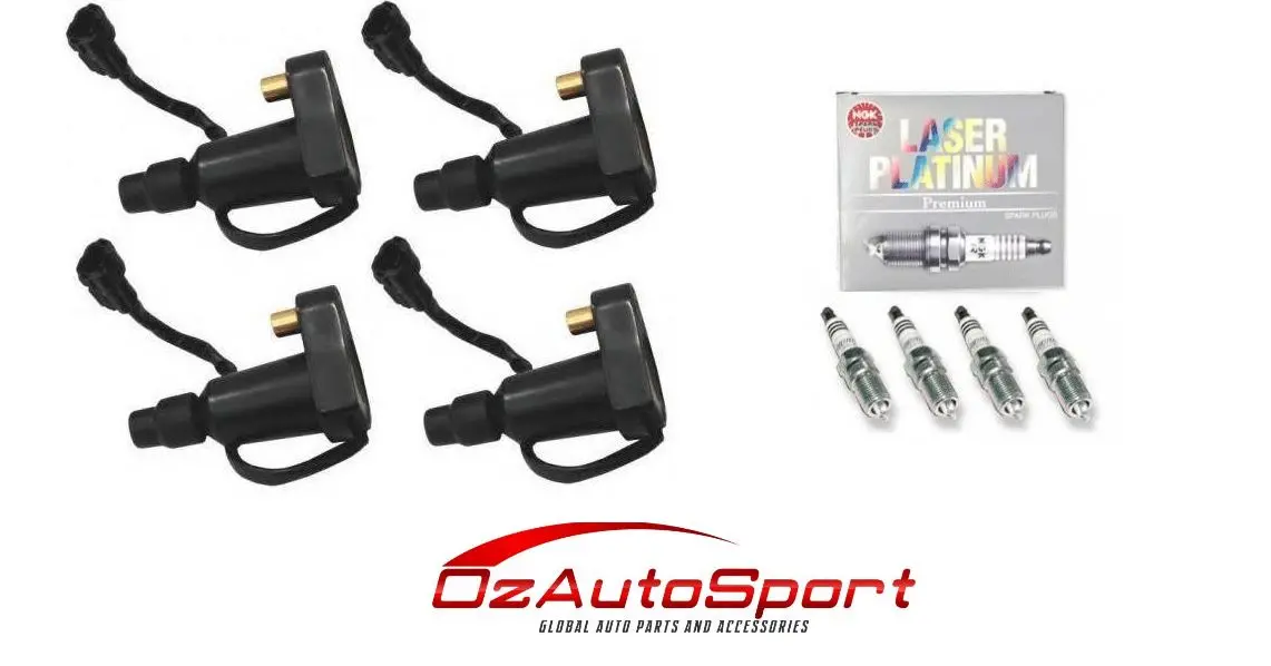 Coil Pack & Spark Plugs For Subaru Impreza Wrx Gc1992 ~ 2000 22433-Aa330 Pencil 1