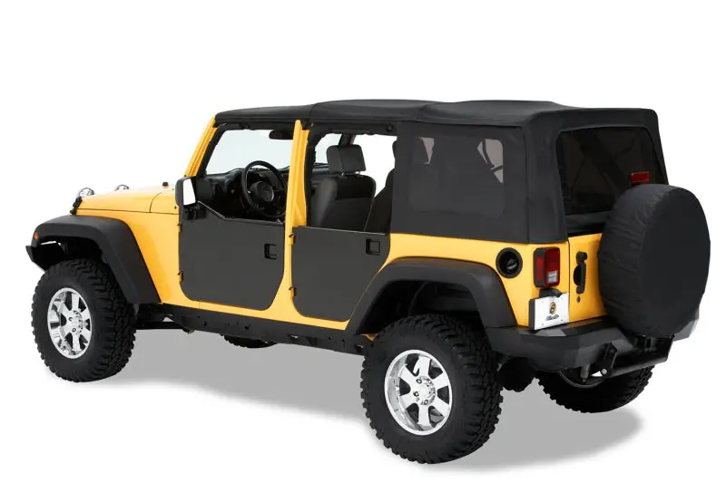 Bestop Element Panels Rear Doors Black (Rear): Jeep Wrangler Jk 2007-2018 3.8L/3.6L V6 1