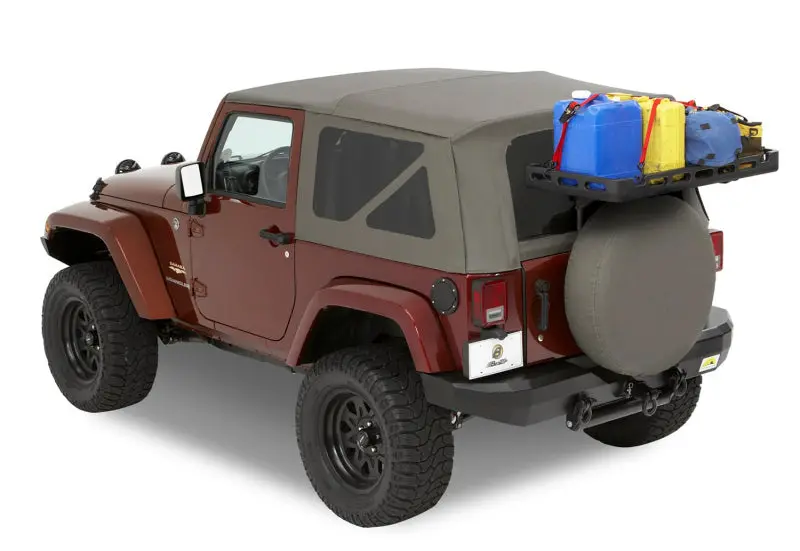 Bestop Tailgate Rack Bracket Kit (F&R): Jeep Wrangler Jk 2007-2018 3.8L/3.6L 1