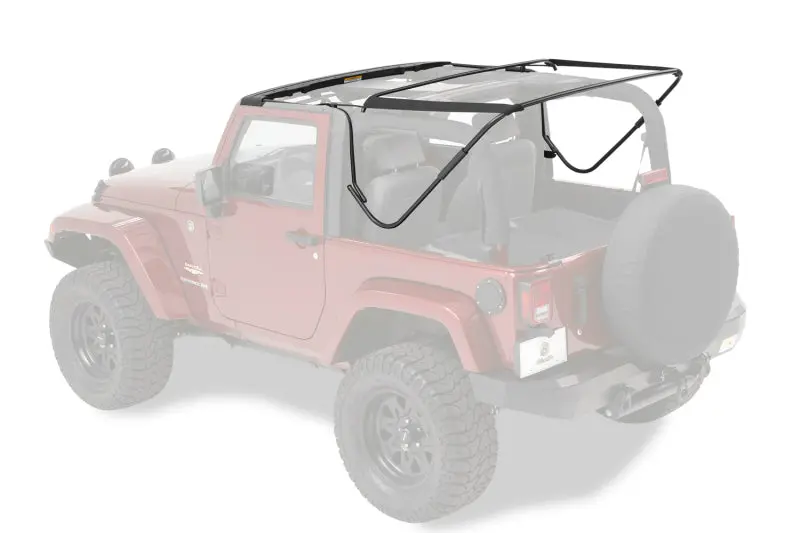 Bestop 2-Door Bow & Frame Hardware Kit Factory Style (F&R): Jeep Wrangler Jk 2007-2018 3.8L/3.6L V6 1