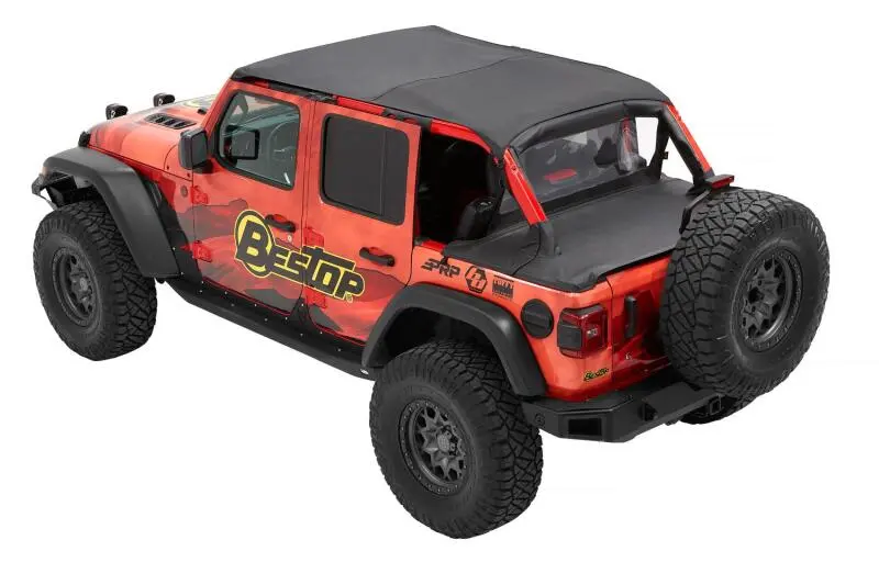 Bestop Safari Bikini Black Diamond (F&R): Jeep Wrangler Jl 2024-2025 2.0L/3.6L 1