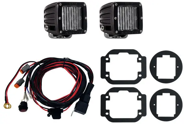 2009-2015 Nissan Frontier Pro Led Fog Light Kit By Rigid Industries 1