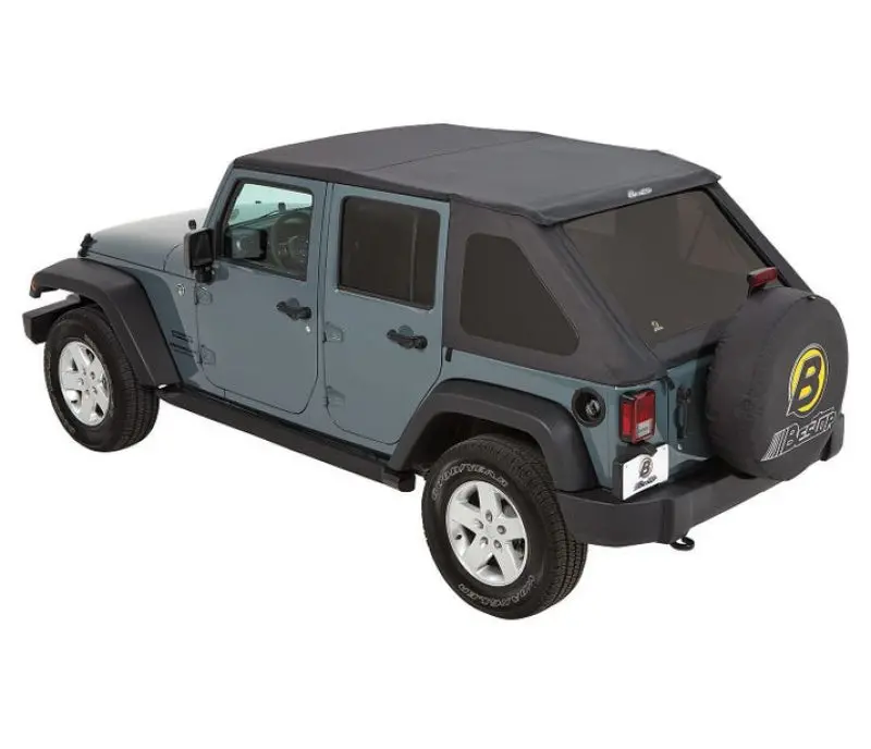 Bestop 4-Door A-Top Trektop (Blk Diamond Tinted No Door Skins) (F&R): Jeep Wrangler Jk 2007-2018 3.8L/3.6L V6 1