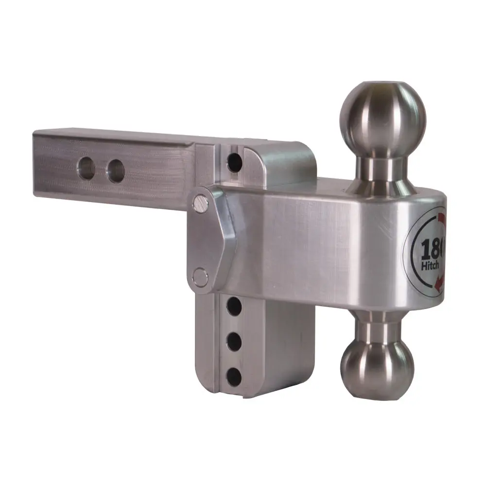 Weigh Safe 180 Turnover Ball Hitch 4" Drop Hitch (Fits 2" Receiver) 1