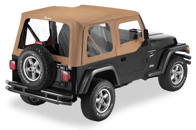 Bestop Replace A-Top Sailcloth Upper Door Skins: Jeep Wrangler Tj 1997-2002 1