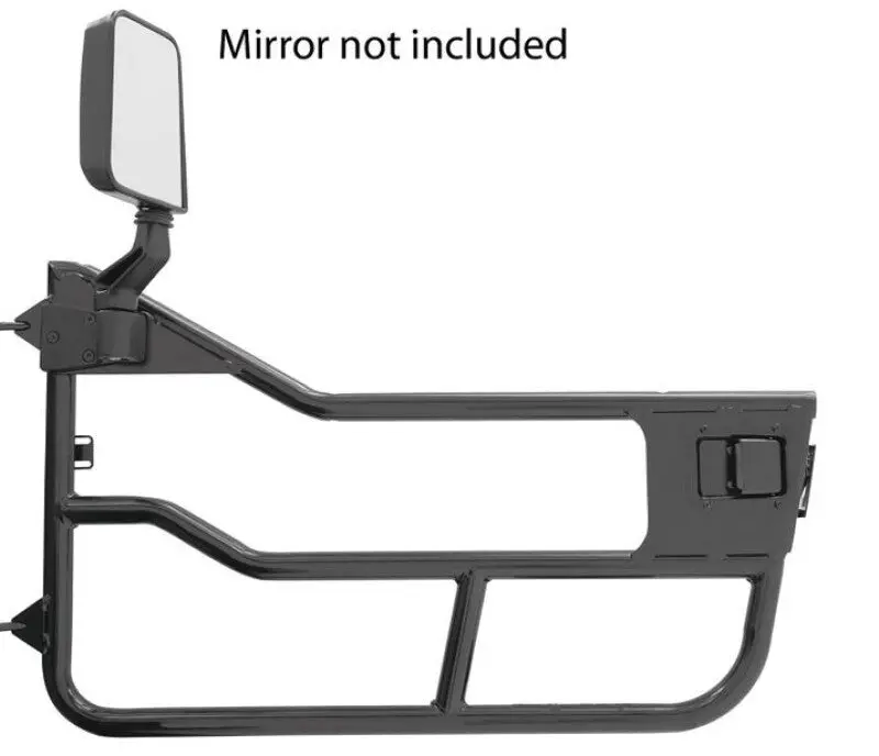 Bestop Element Doors Matte Black (F&R): Jeep Wrangler Tj 1997-2006 4.0L/2.5L 1