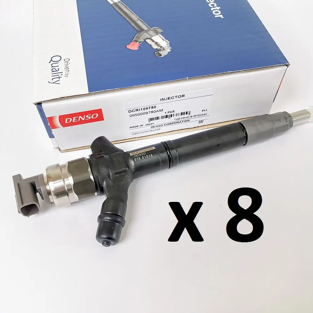 8 *Denso* Diesel Injectors For Toyota Landcruiser V8 200 Series 1Vd-Ftv Inj181 1