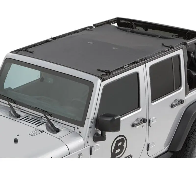 Bestop Sun Safari Bikini Top (Black Diamond) (F&R): Jeep Wrangler Jk 2007-2018 3.6L/3.8L V6 1