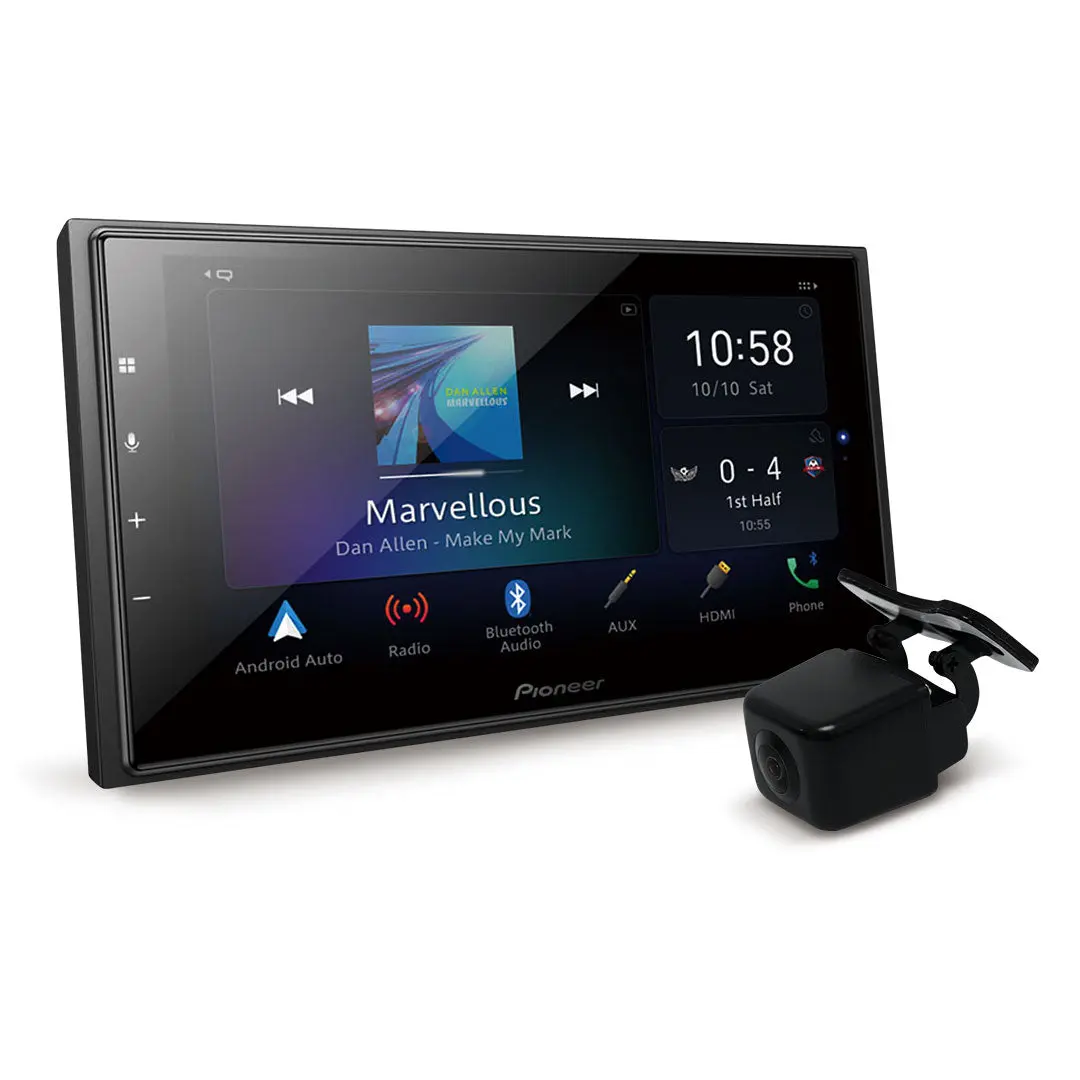 Pioneer Dmh-Z6350bt 6.8" Alexa Built-In/Apple Carplay/Android Auto With Rcamavic Camera 1