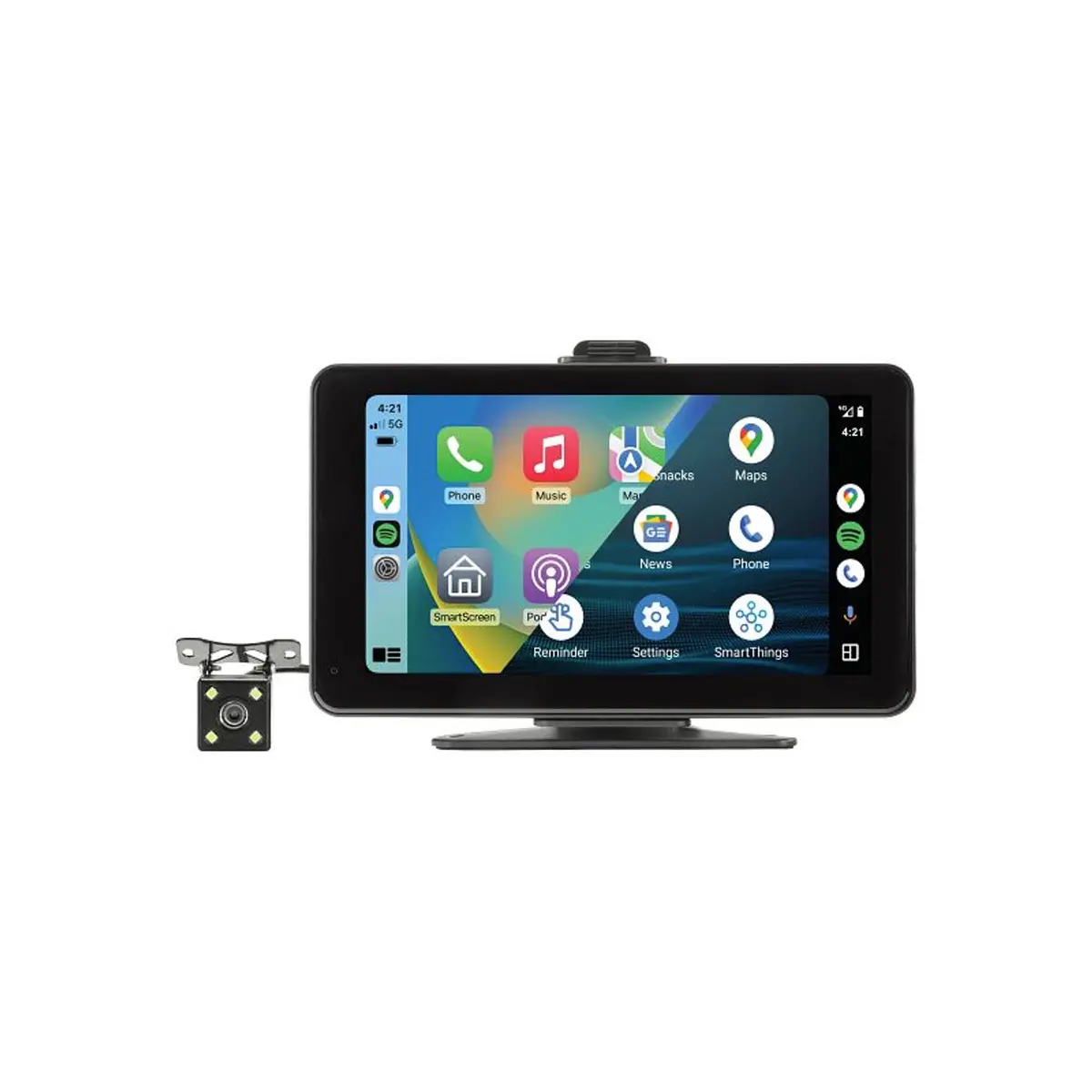 Aerpro Am7m03r 7" Wireless Smartphone Monitor With Apple Carplay & Reverse Camera 1