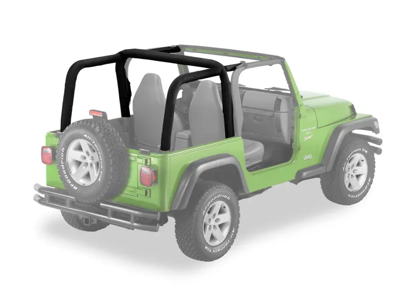 Bestop Sport Bar Cover Black Diamond (Rear): Jeep Wrangler Tj 2003-2006 4.0L I6 1