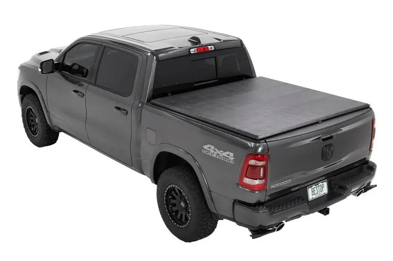 Bestop Ez-Fold Soft Tonneau Cover (F&R): Ram 1500 2019-2025 3.0L Ecodiesel / 3.6L V6 / 5.7L Hemi / 6.2L Trx 1