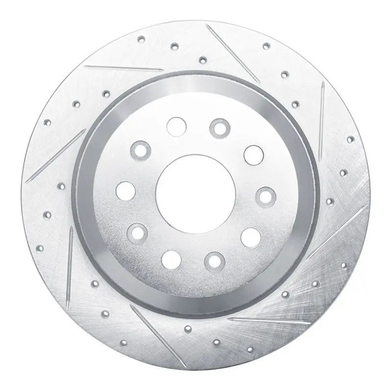 R1 Concepts Drilled & Slotted Brake Rotor (Front Right): Jeep Grand Cherokee 1999-2004 2.5L / 4.0L 1