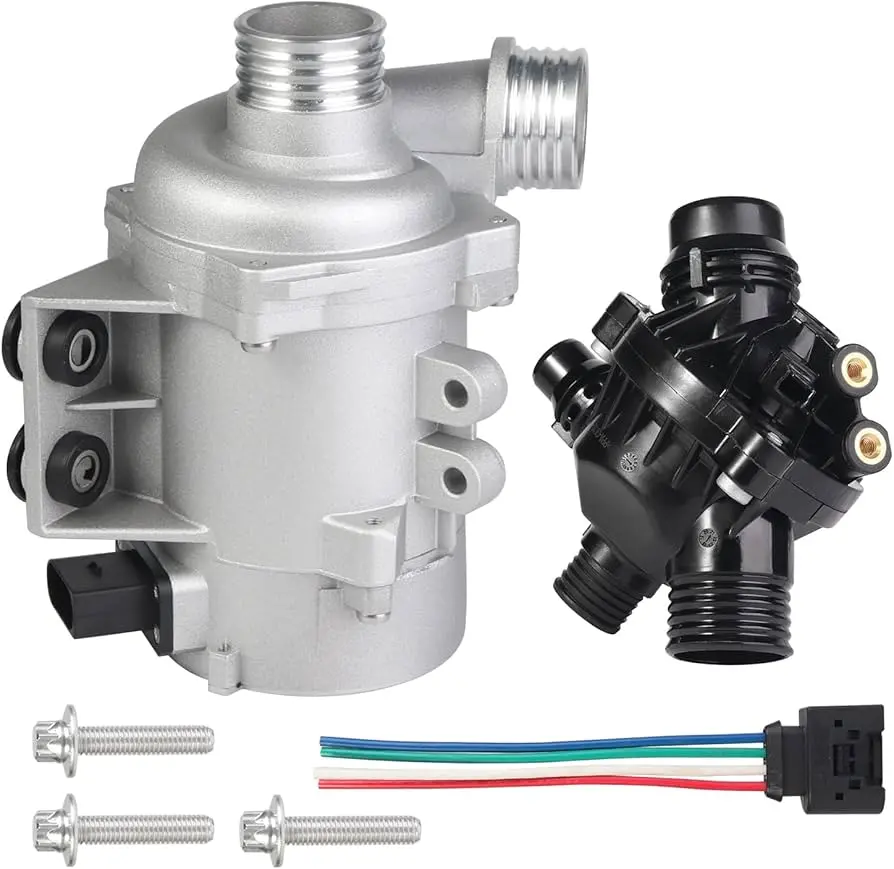 Electric Water Pump + Thermostat For Bmw E90 E91 E92 N52 323I 325I Series 1
