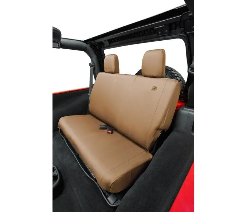 Bestop Rear Seat Covers Tan: Jeep Wrangler Jk 2008-2012 1