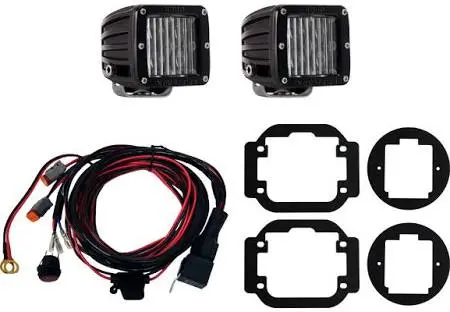 2016-2017 Nissan Titan Pro Led Fog Light Kit By Rigid Industries 1