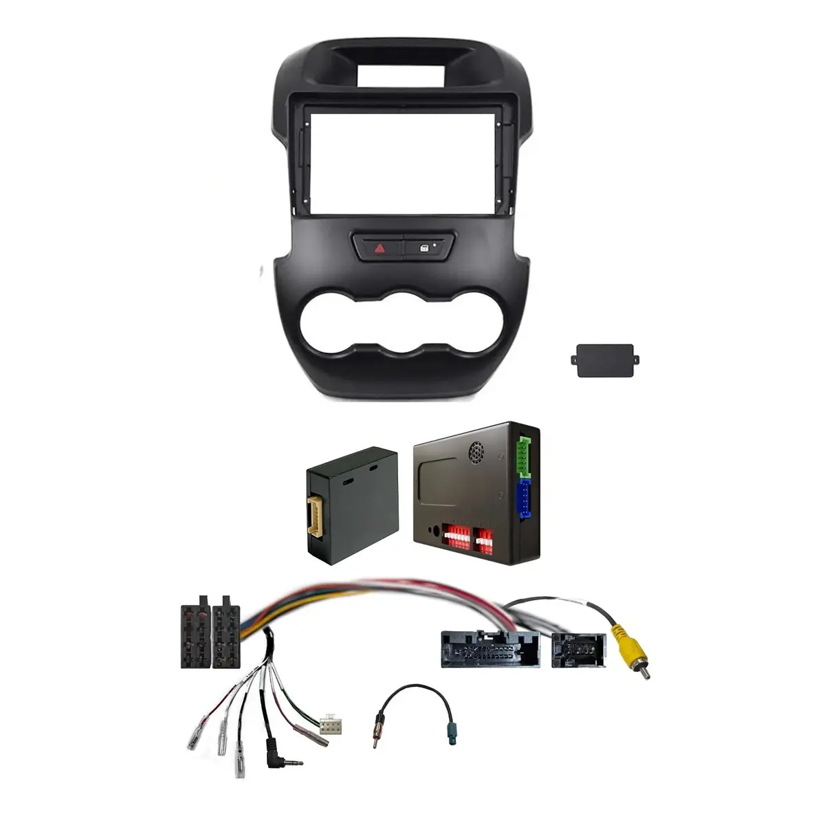 Cac F9fd3k 9" Fascia Ford Ranger 2012-15 Bluetooth Swc Time Setting 1
