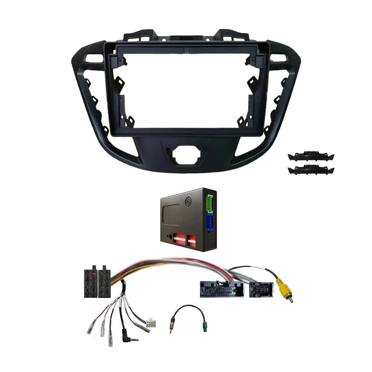 Cac F9fd5k 9" Fascia Ford Transit Custom 2013-17 Bluetooth Swc Fleet 1