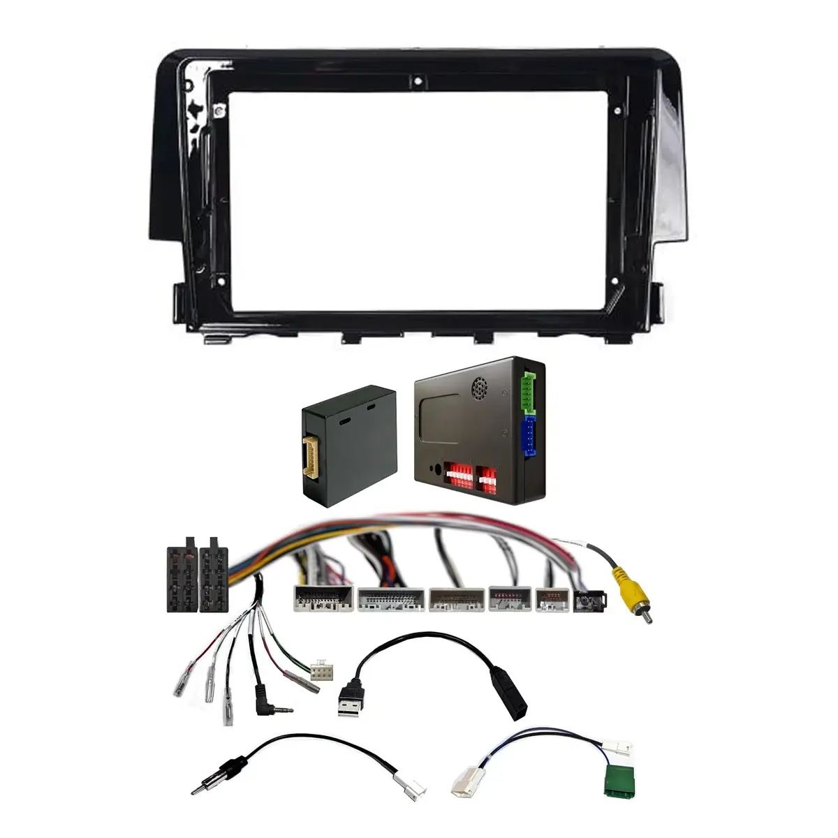 Cac F9hd9ks 9" Fascia Kit Honda Civic 2015+ With Side Camera 1