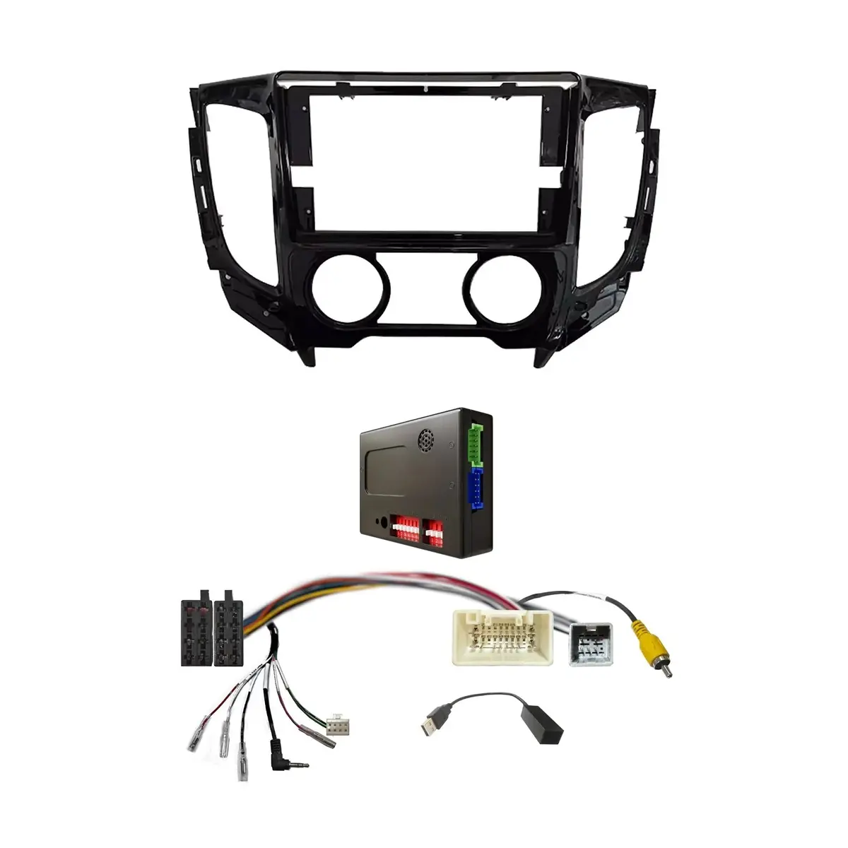 Cac F9mt26k2 9" Fascia Triton 16-23 Mq Manual A/C Swc Camera 1