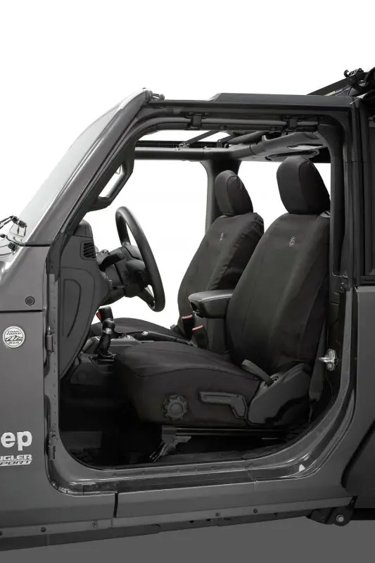 Bestop Front Seat Covers Black Diamond (F&R): Jeep Wrangler Jl 2018-2025 2.0L / 3.6L 1