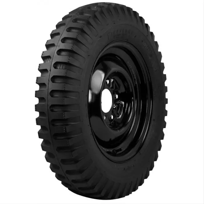 Firestone Ndt 6.00 X 16", 6 Ply, Square Shoulder, 1941-1971, Willys And Jeep 1