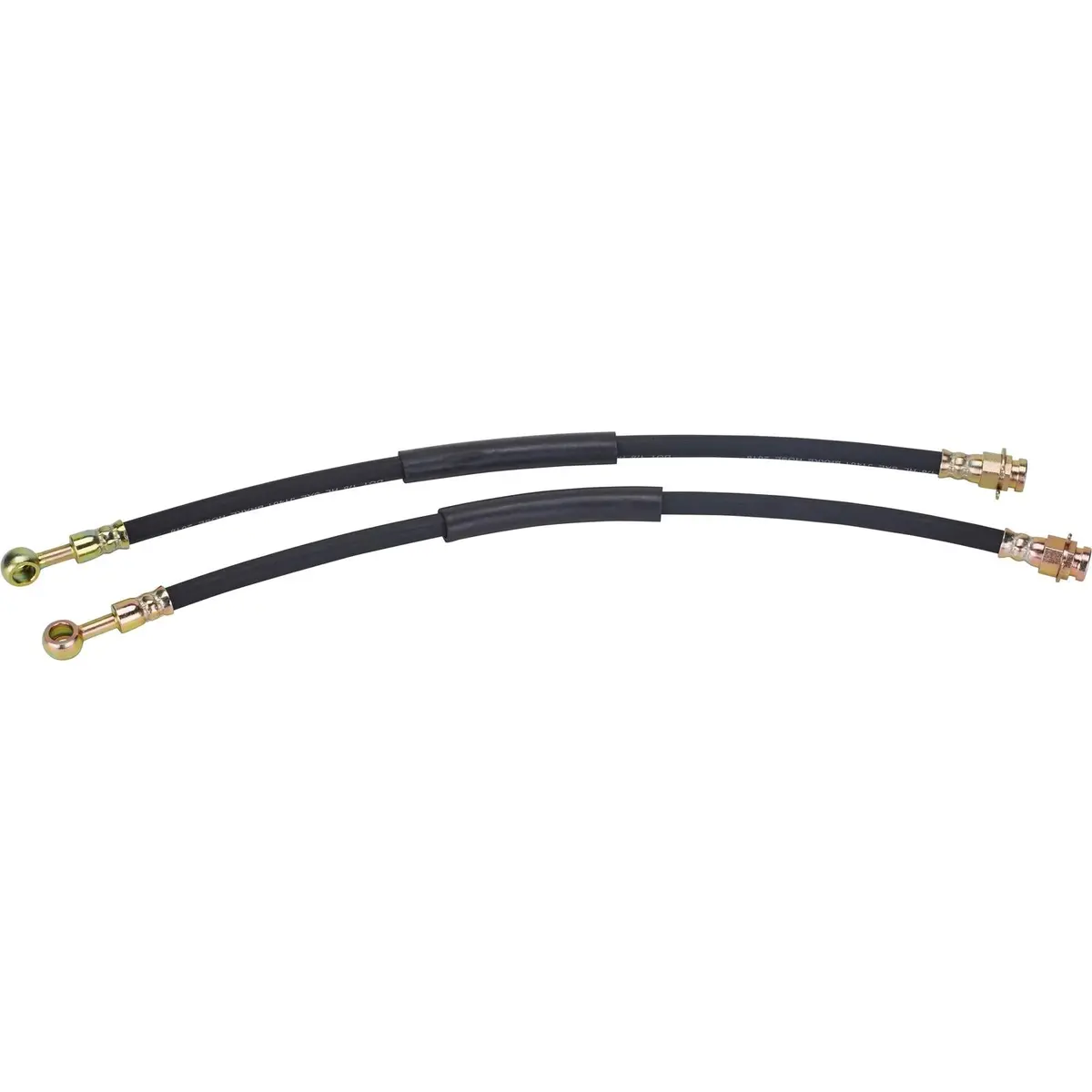 Front Disc Brake Hoses, 3/8-24 And 10Mm Banjo, Universal, Willys And Jeep 1