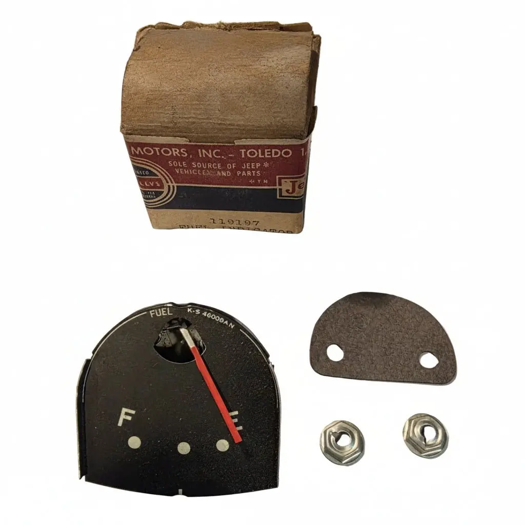 Fuel Gauge, Black Face, Nos 1