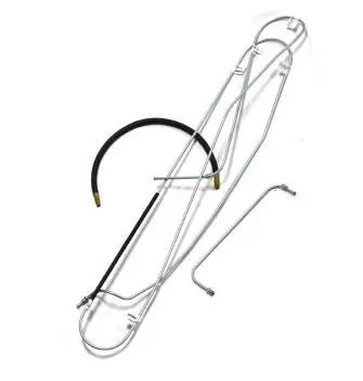 Fuel Line Set, Preformed, Us Made, 1954-1962, Willys Pickup Truck W/226 Engine 1