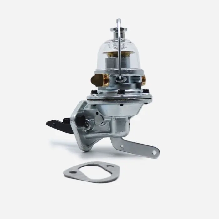Fuel Pump, Glass Bowl W/ Primer Handle, 4-134, Single Action, 1941-1971, Willys And Jeep 1