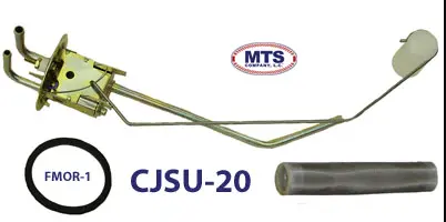 Fuel Sending Unit Kit, Usa Made, 1982-1986, Jeep Cj-5, Cj-7, & Cj-8 W/ Factory Plastic 20 Gallon 1