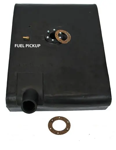 Fuel Tank, Poly, Passenger Side, 6 Hole Sender, 1961-1965 Jeep Cj-3B 1