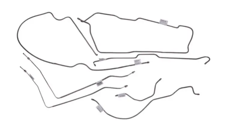 Full Brake Line Kit, 1976-1980 Jeep Cj7 W/ Power Disc Brakes 1