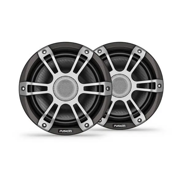 Fusion Sg-F773spg 7.7" 280-Watt Coaxial Sports Grey Marine Speakers (Pair) 1