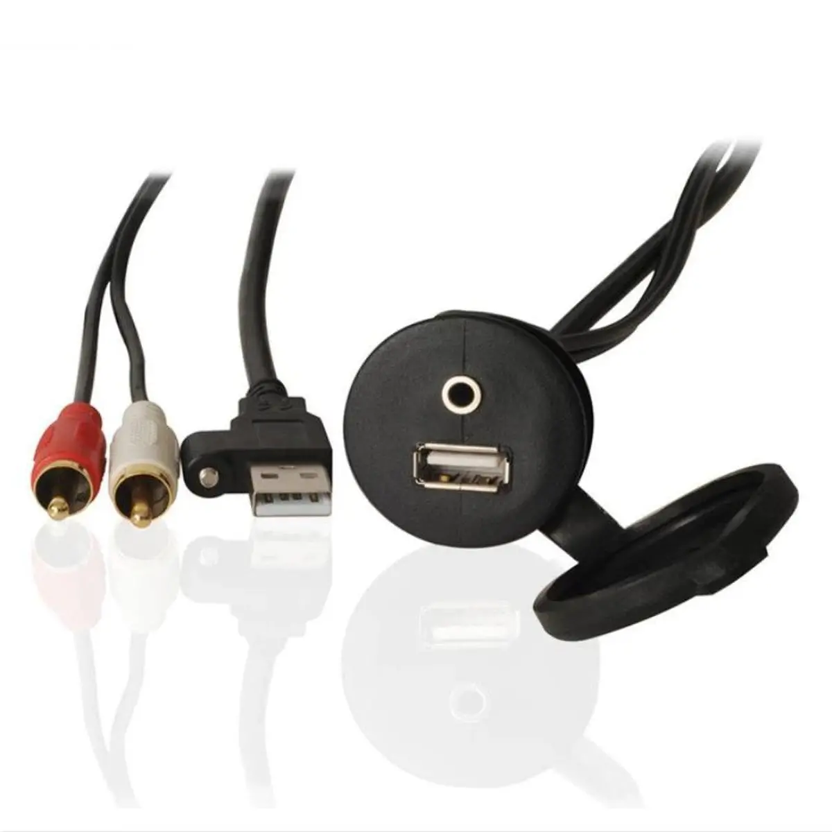 Fusion Ms-Cbuusb3.5 Flush Mount Cable Combined Usb And Aux 1