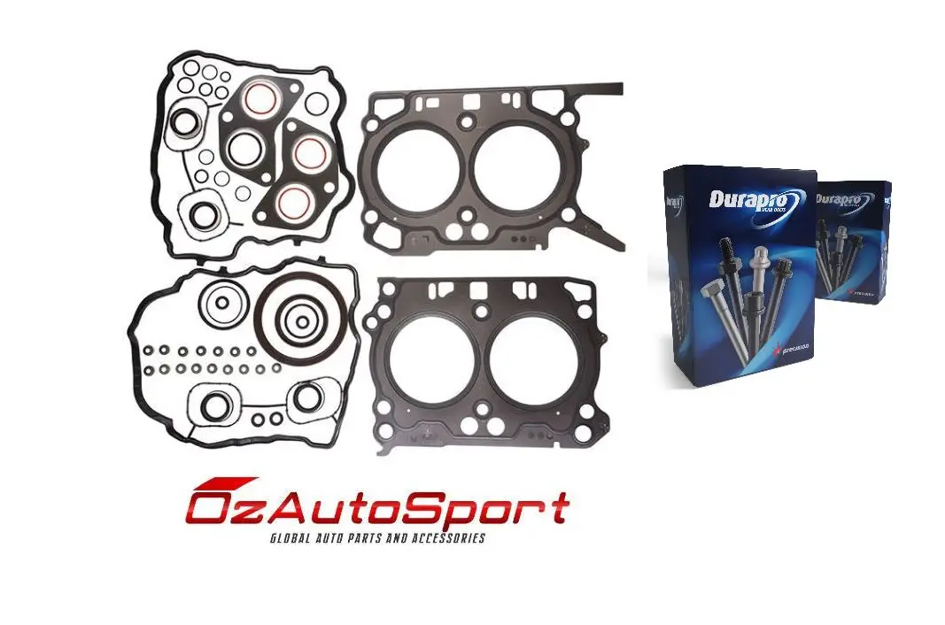 Full Engine Gasket Set + Head Bolts For Subaru Forester Sg 2006 - 2007 Ej20 2.0 1