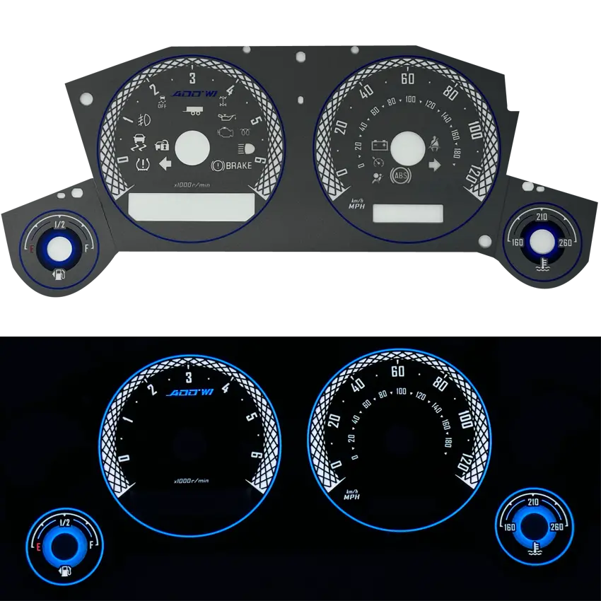 Add W1 Chevrolet Silverado / Suburban Overlay Face Gauge 2011-2013 - 3D Illusions 1
