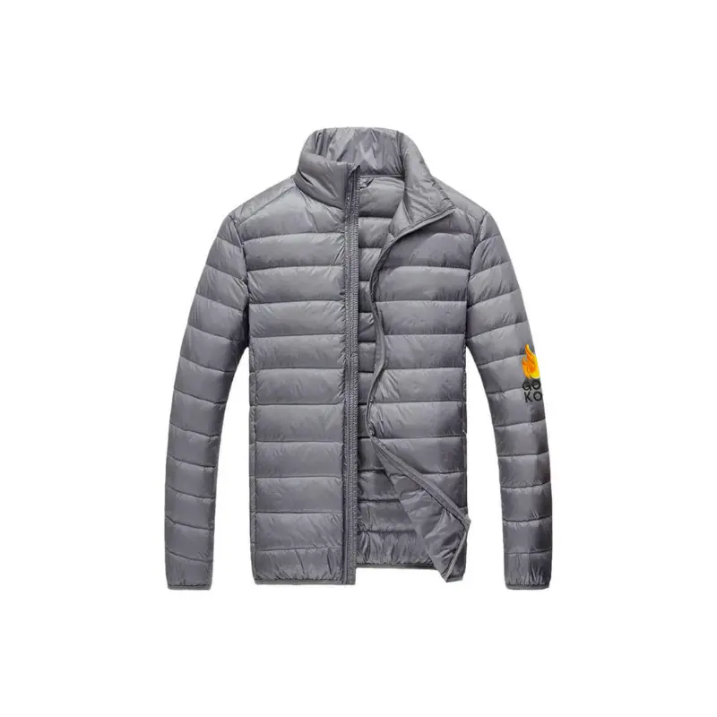 Gooi Kole Grey Puffer Jacket 1