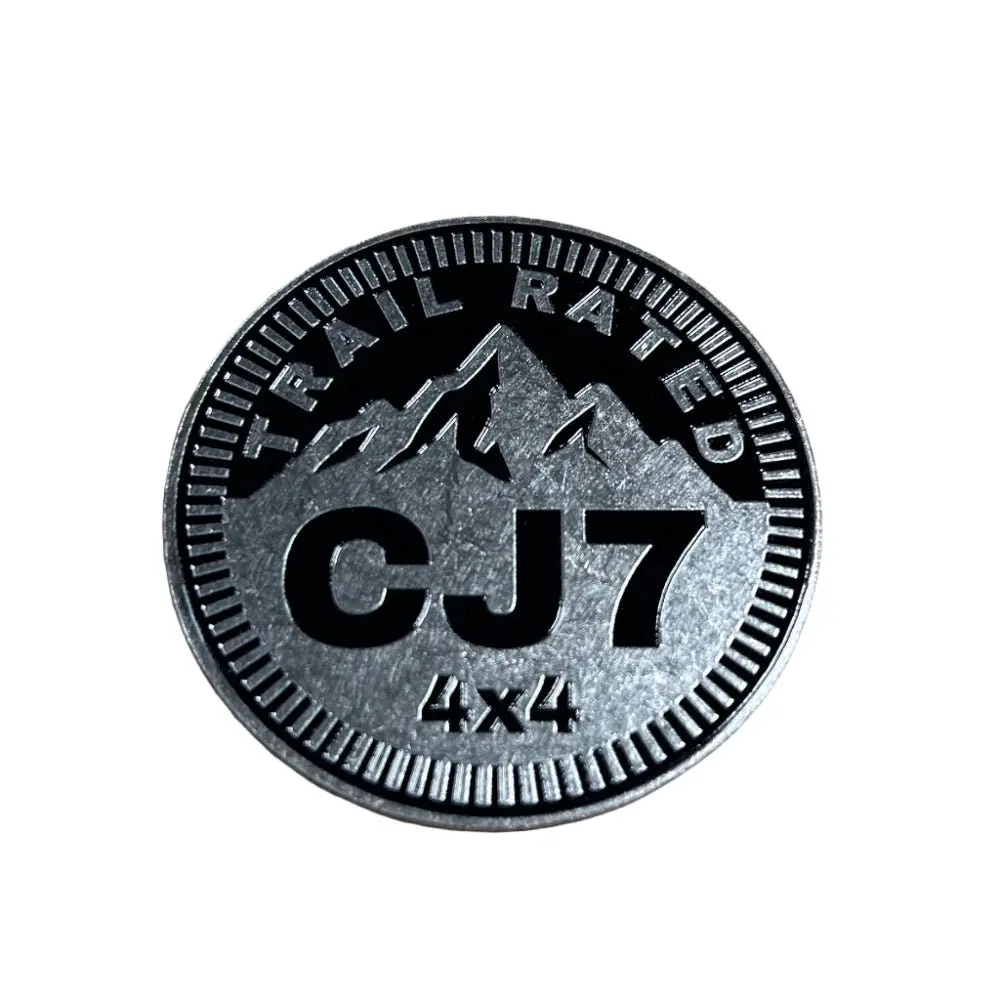 Jeep Cj-7 Trail Rated Badge 1