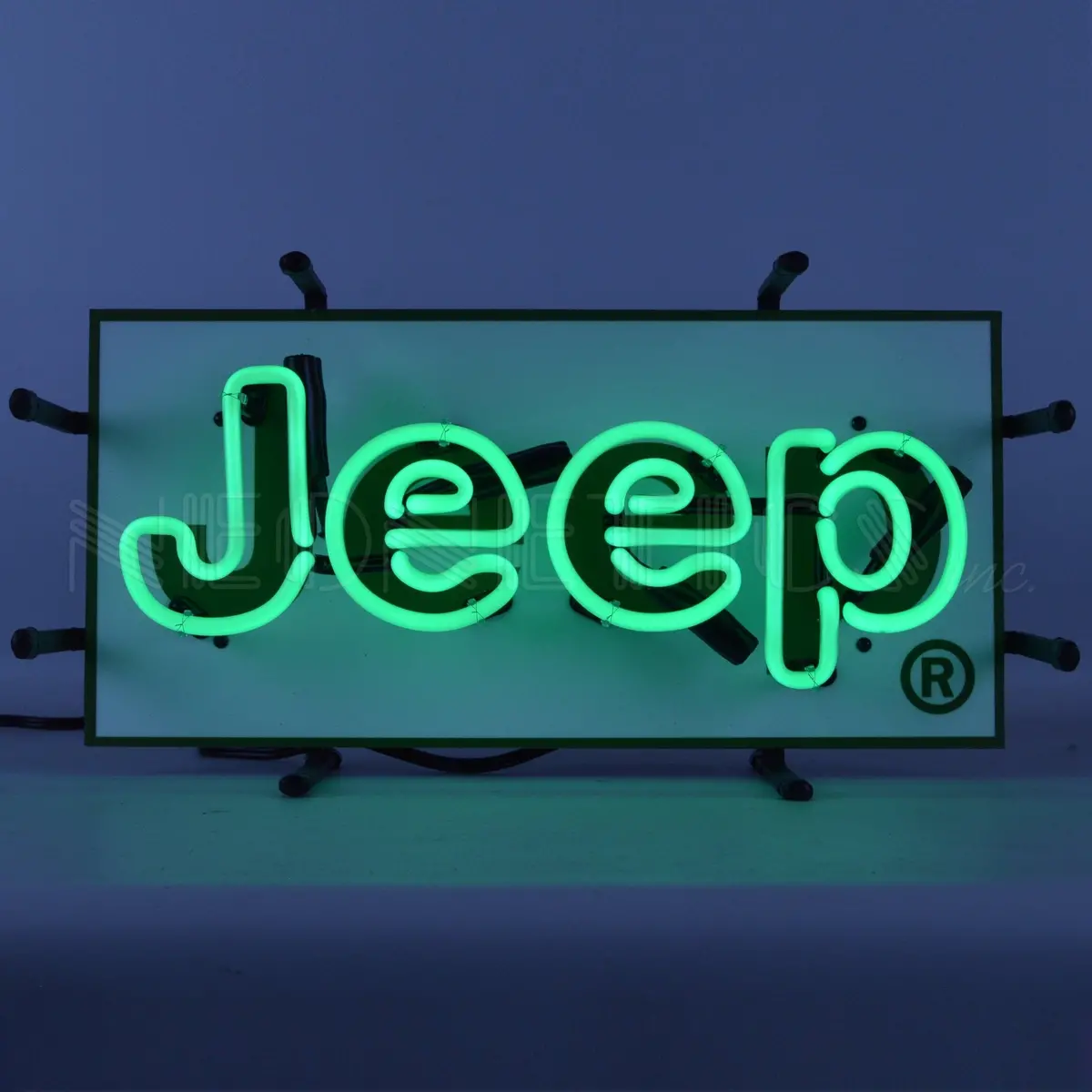 Jeep Green Junior Neon Sign 1