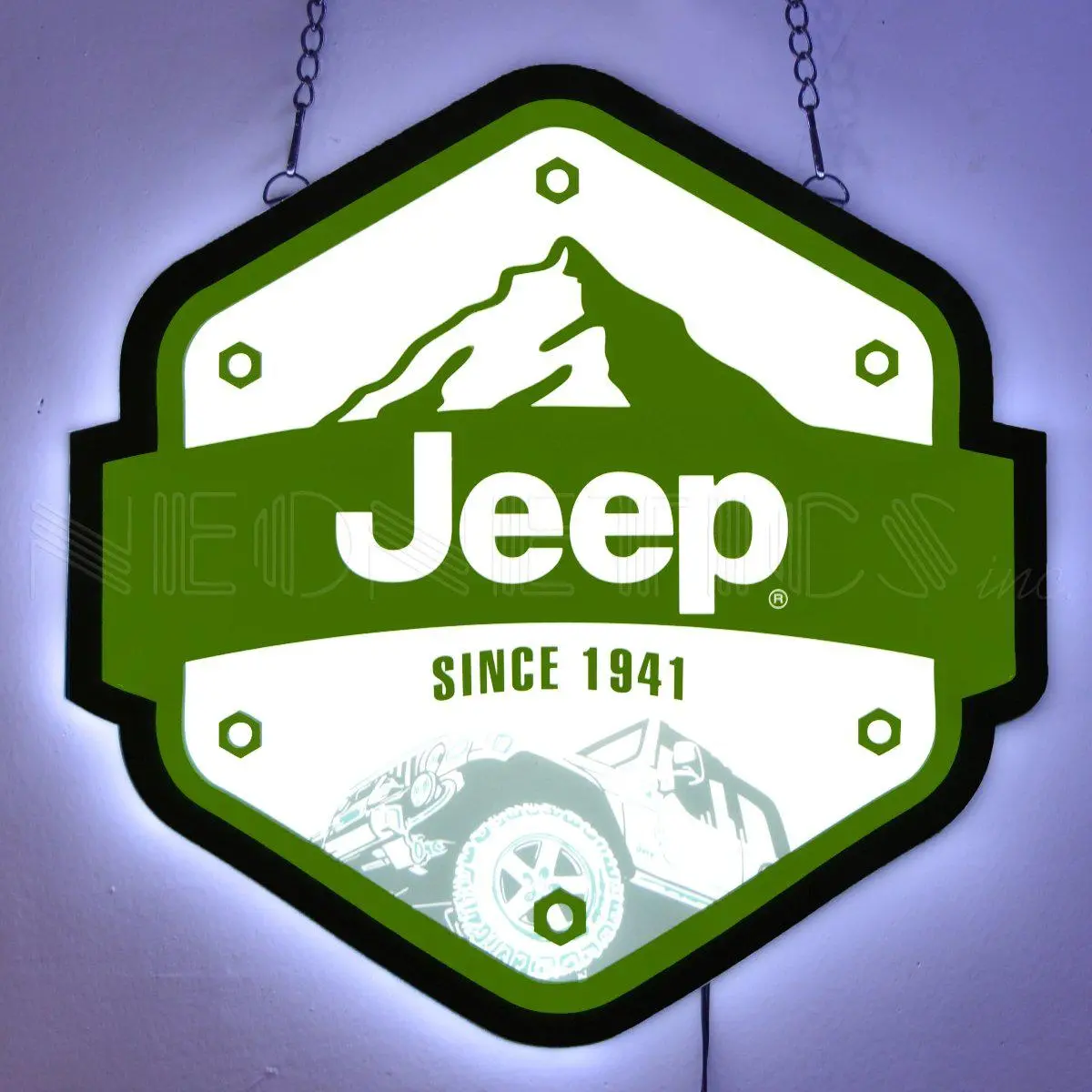 Jeep Since 1941 Slim Led Sign 1
