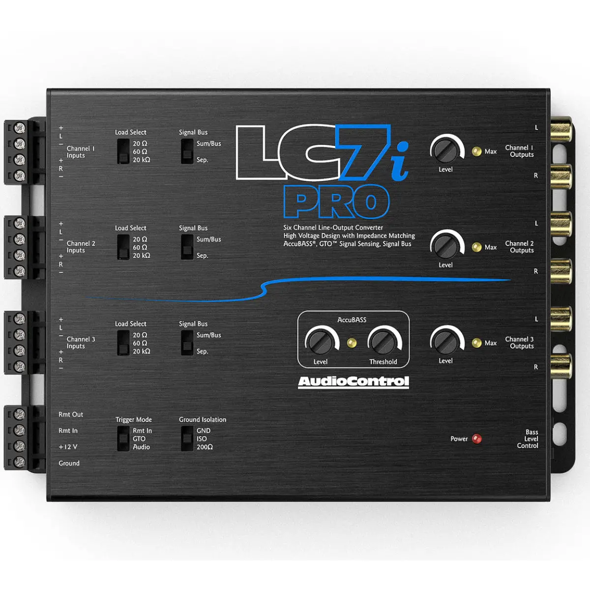 Audiocontrol Ac-Lc7ipro Lc Series Lc7i Pro Active Line Out Converter 1