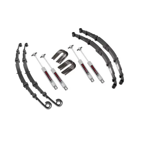 Lift Kit, 2.5" Lift, Rough Country, 1976-1986, Jeep Cj-5 & Cj-7 1