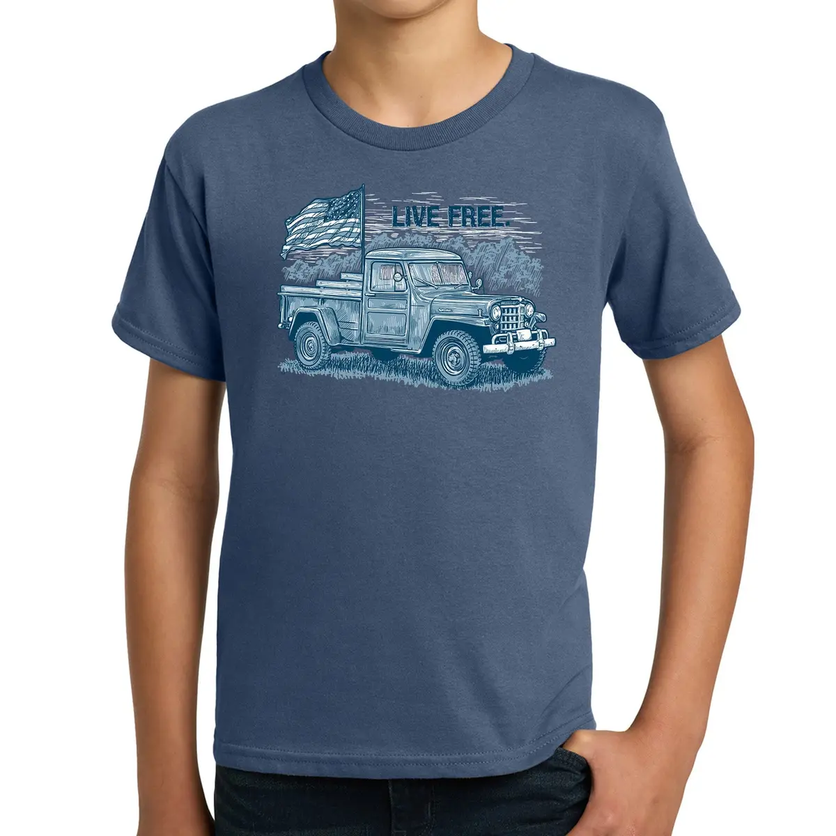 Live Free Youth T-Shirt 1