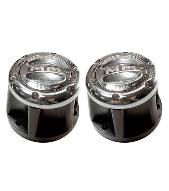 Locking Hub Set, Dana 30, Mile Marker, 27 Spline, 1972-1981 Jeep Cj5, Cj7, Commando 1